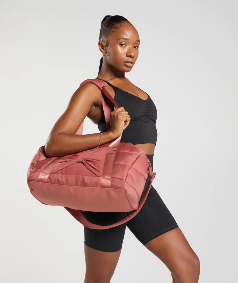 Gymshark Studio Gym Sports Bag Rose | NZ 6VKRHF